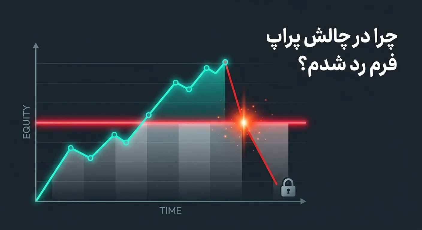 چرا در چالش پراپ فرم رد شدم؟ شش دلیلی که در استیتمنت دیده می‌شوند